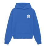 Amiri MA Core Logo Hoodie Blue