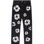 Denim Tears x Levi's Cotton Wreath Black Denim Jeans