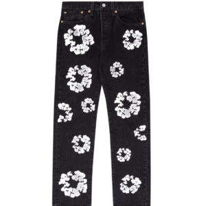 Denim Tears x Levi's Cotton Wreath Black Denim Jeans